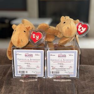Ty Beanie Babies Humphrey 2/1 & 3/1 camel